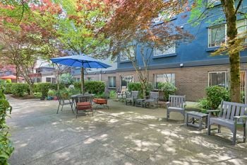 Landscaped courtyards